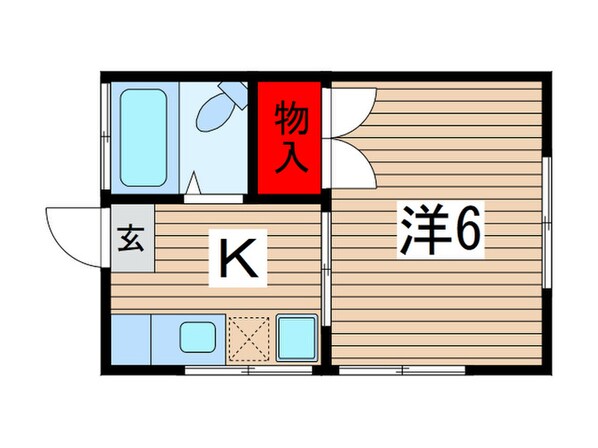 エンゼルハイツの物件間取画像